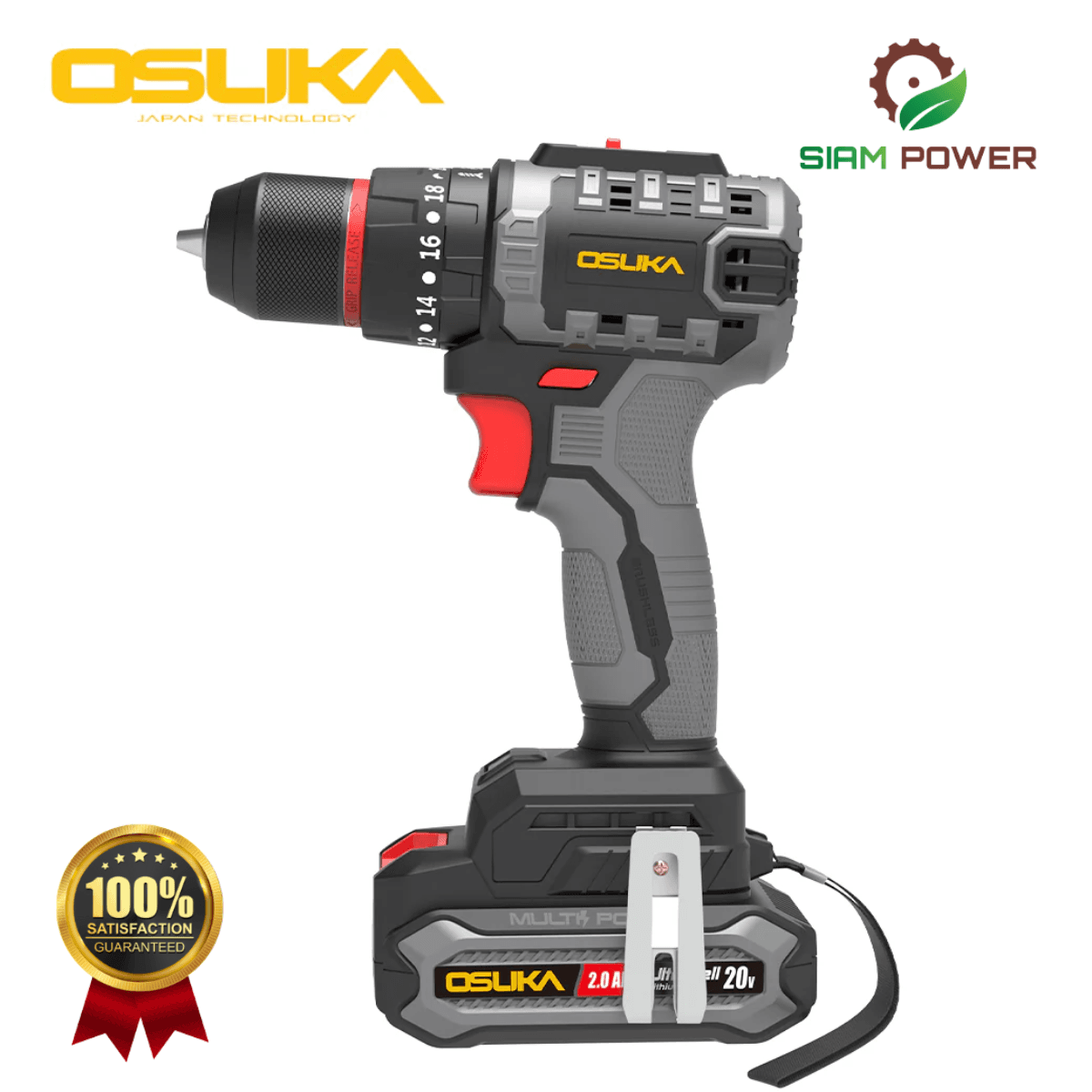 สว่านกระแทกไร้สาย OCHD802